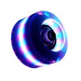 thumbnail image 1 of Roues de Patinage Rondes à DEL Lumineuses Clignotantes pour Quad, Réduisant la Friction, Brillantes, à Double Rangée, Accessoires de Patinage pour l'Extérieur, Rose/bleu, 1 of 7