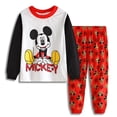 thumbnail image 4 of Conjuntos de pijamas de manga larga para niños y niñas, ropa de dormir para bebés, Mickey, Minnie Mouse, Spiderman, coches, 4 of 4