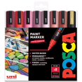 thumbnail image 1 of POSCA - PC-5M - Paint Marker Art Pens - 1.8-2.5mm - Valentine's Set of 8 in Wallet, 1 of 5