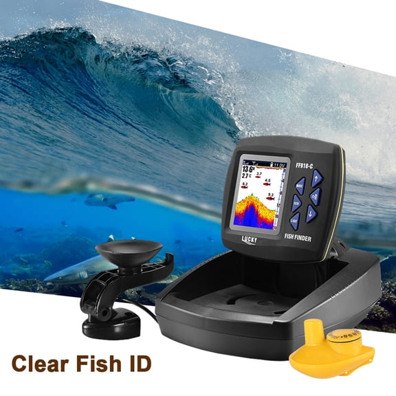 ,Fish Wirel Sonar Portable Fish Locator With Boat