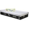 SafeSleep Breathable Crib Mattress, Espresso Base, White Surface