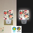thumbnail image 2 of Yayeee LED Night Light for The Home Plug in With Light Sensors 2 Pack, Strawberry Pattern, 2 of 6