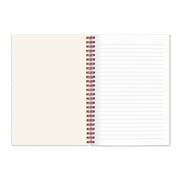 Cat on Bookshelf 6 X 8 Wire-O Journal, (Hardcover)