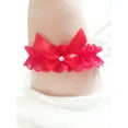thumbnail image 2 of Red Garter Belt for Bride Wedding Garter Lace Bridal Garter Party Leg Thigh Garters for Women, 2 of 4