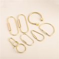 thumbnail image 5 of Osdhezcn Portable Brass Keychain Screw Lock Rings Simple Style Car keychain for Men Women, 5 of 9