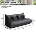 thumbnail image 6 of Indecor Home Lazy Sofa, 3 Seater Bean Bag Chair Floor Sofa Modern Modular Sectional Sofa Couch for Living Room Bedroom Apartment, 6 of 12