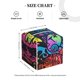 thumbnail image 4 of Balery Neon Graffiti Urban Art Porta Pañuelos de Cuero con Estampado – Funda Moderna Cuadrada para Caja de Pañuelos, Dispensador 5x5x5'', 4 of 7