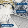 thumbnail image 5 of Garvee 5'x7' Modern Abstract Area Rug Washable Rug with Non Slip Backing, Low Pile Stain Resistant Indoor Carpet for Living Room Bedroom Dining Room, Dark Gray, 5 of 8