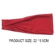 thumbnail image 3 of Diadema para el sudor de yoga, banda elástica antideslizante para el cabello, seguridad deportiva (rojo), 3 of 5