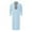 Blue, variant on Thobe For Men Kaftan Long Sleeve Hooded Casual Middle East Cloth Shirt Gown Loose Fit Abaya Dubai Arab Robe,White,XXXL