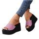 thumbnail image 4 of Amzcrzy Zapatos de mujer,Zapatos de mujer,Zapatillas de mujer, Sandalias de playa transpirables con tacón Matsu, suela gruesa y tacón inclinado para mujer Sandalias Mujer Zapatillas De Casa, 4 of 5