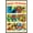 Barnwood Framed Version, variant on DC Comics 90th - Heroes Of The Universe Wall Poster, 14.725" x 22.375"