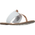thumbnail image 1 of Womens Rock & Candy Blaney Flat Sandals, White, 1 of 6