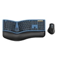 thumbnail image 1 of Combo teclado y ratón ProtoArc EKM01 Plus ergonómico azul, 1 of 9