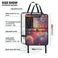 thumbnail image 3 of Car Seat Back Protector,Waterproof & Stain Resistant Kick Mats with Tablet Holder & Organizer Pockets,Easy-Clean Nylon Back Seat Protector Mysterious Interstellar Space Painting, 3 of 7