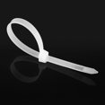 thumbnail image 3 of 100Pcs 20cm Reusable Nylon Cable Self Locking Zip Ties Wire Wrap Fasten Strap White, 3 of 8