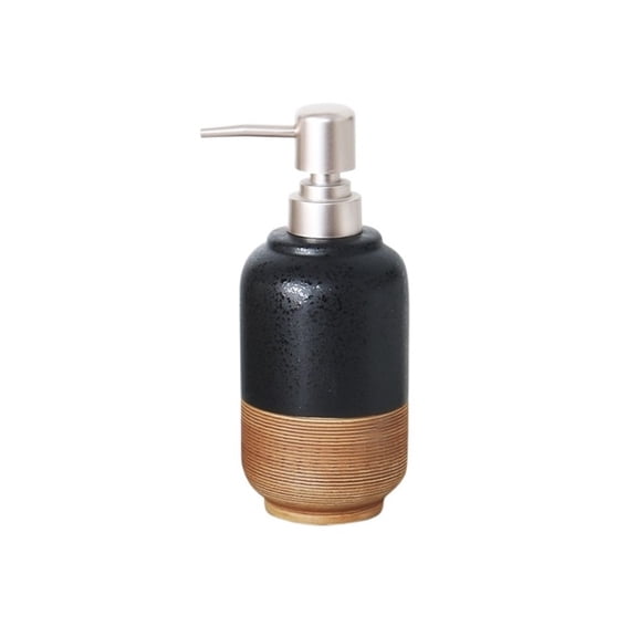 Vintage Ceramic Lotion Push Bottle Countertop Soap Dispenser For Kitchen Bathroom 400ml