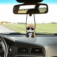 thumbnail image 4 of unbranded 2Ud Adorno Colgante Panda Creativo Para Espejo Retrovisor Accesorio Multi Color, 4 of 8