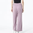 thumbnail image 5 of Defitshape Women's Plus Size Cotton Pajama Pant Summer Sleep Bottoms Soft Cool Comfy Stretch Fall Lounging Spring Loose Casual Loungewear Purple 3X-Large, 5 of 5