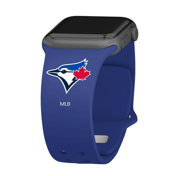 Blue Toronto Blue Jays Logo Silicone Apple Watch Band