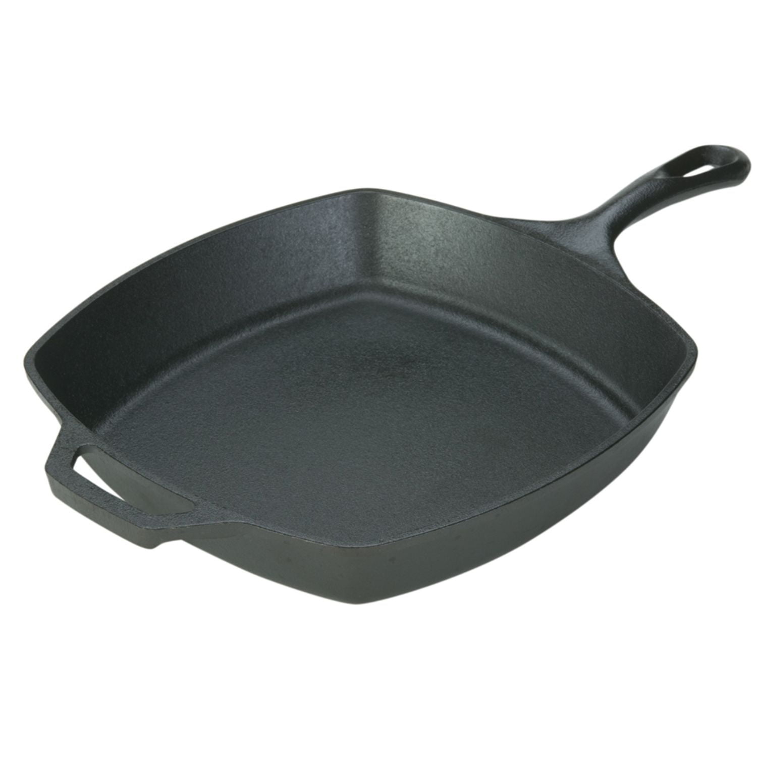 12 Bayou Classic 7433 Cast Iron Square Skillet Black Cast Iron 12