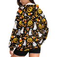 thumbnail image 2 of COEQINE Women's Full Zip Up Hoodie Oversized Sweatshirts Mandala Purple Pattern Long Sleeve Fashion Jacket for Women Y2K Tops with Pockets Fall Casual Hooded Wear, XS, 2 of 7