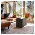 thumbnail image 2 of SONGMY 31 Gallon Resin Deck Box Waterproof Indoor Outdoor Storage Boxes for Patio Furniture Cushions and Garden Tools (Brown), 2 of 8