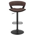 thumbnail image 2 of Contemporary Air Lift Stool in Brown, 2 of 7