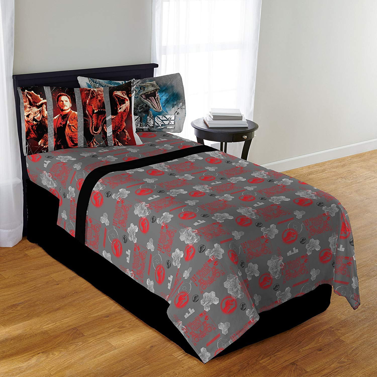Jurassic World "Eruption" Twin Sheet Set