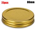 thumbnail image 3 of CAROOTU 12/24pcs Splits-Type Lids Sealing Storage Solid Caps for Regular/Wide Mouth Mason Jar, 3 of 7