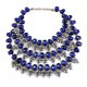 thumbnail image 1 of Guardurnaity Collar geométrico de aleación para mujer, cadenas de clavícula, collares de moda con diamantes de imitación, adornos de decoración para el Ropa, zapatos y accesorios Miscelánea Azul Guardurnaity AP014485-02, 1 of 6