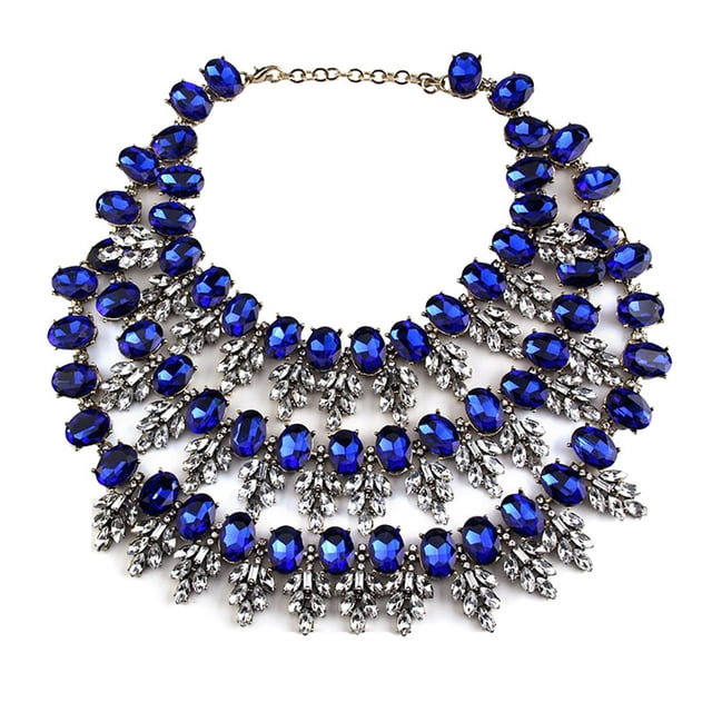 Collar geométrico Qarigey Aleación Mujer Azul AP014485-02