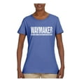 thumbnail image 2 of Wild Bobby Waymaker Inspirational/Christian Women Graphic Tee, Light Blue, X-Large, 2 of 5