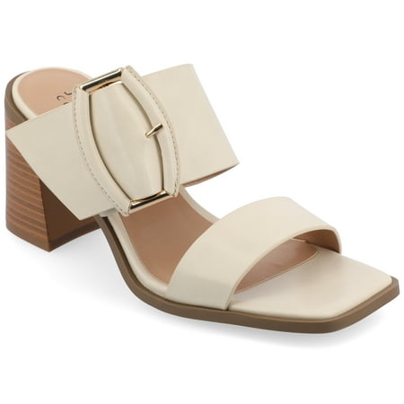 

Journee Womens Junie Tru Comfort Foam Slip On Double Strap Dress Sandals