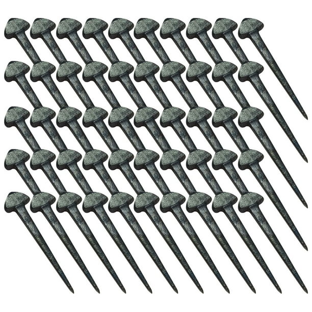 50pcs uñas de herradura reemplazables herramientas de herradura de hierro