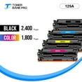thumbnail image 4 of 125A Toner Cartridges Compatible for HP 125A 125 A CB540A HP Color Laserjet MFP CP1518ni CM1312nfi CP1215 CM1312 MFP CP1515n CP1518 CP1515 Series Pritner 2BK/C/Y/M 5PK, 4 of 9