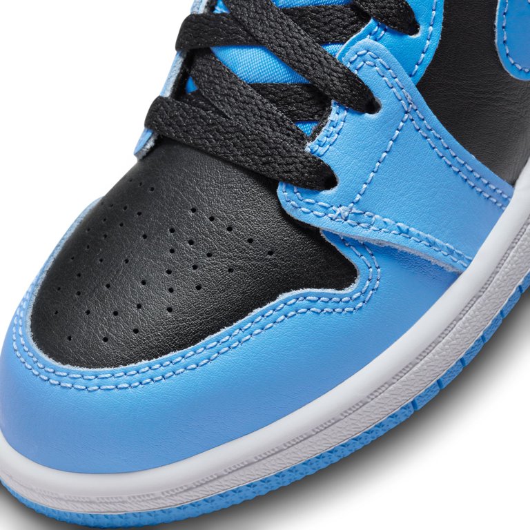 Little Kid's Jordan 1 Mid University Blue/Black-White