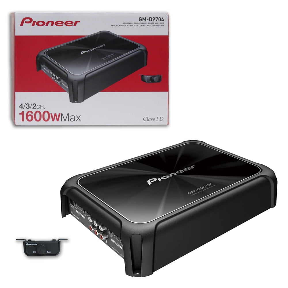 Pioneer GMD9704 ClassFD 4Channel Bridgeable Car Audio Amplifier