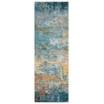 thumbnail image 6 of CAROMIO Modern Abstract Runner Rug Printed Area Rugs Machine Washable Rug Soft Velvet Mat Foldable Accent Rug for Living Room Bedroom Dining Room, 2' x 6' Yellow Blue, 6 of 6