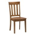thumbnail image 3 of Jofran Simplicity Solid Wood Classic Slat Back Dining Chair (Set of 2), 3 of 5