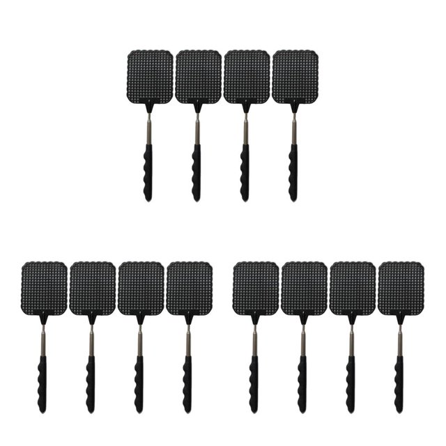 Advancent 4 Pieces Telescopic Flies Swatters Stainless Prevent Control Trap Retractable Manual Steel Rod Gadget Supplies Type1 NO1 Advancent CBP435937