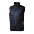 thumbnail image 2 of Men's Cutter & Buck  Navy UTSA Roadrunners  Rainier PrimaLoft Eco Insulated Full-Zip Puffer Vest, 2 of 3