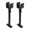 thumbnail image 4 of Roof Mount Brackets, Roof Riser Brackets for Patio, Roof Beam Brackets Kit Black, 4 of 12