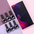 thumbnail image 3 of 6 Pcs Semi Permanent Nail Polish UV LED Soaked Gel Nail Polish Set 6 Colors 8.5ml Nail Polish DIY Nail Art, 3 of 4