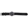thumbnail image 2 of Reloj de cuarzo para hombre, con calendario, correa de lona, resistente, color negro, 2 of 5