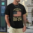 thumbnail image 4 of DD214 Alumni Official Men's Cotton Short Sleeve HD Print Tee for Casual T-Shirt Crew Neck Top Black XL, 4 of 7