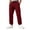 Wine, variant on Sorvello Men's Casual Loose Fleece Drawstring Elastic Waist Cuffed Sweatpants with Pockets Breathable Soft Fall Winter Joggers Beige L