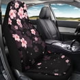 thumbnail image 4 of Uourmeti Car Seat Cover Anti-Fade Polyester, Compatible with Auto Interior, Fit for Vehicle Cars, Pink Floral Sparkle Print, 4 of 6