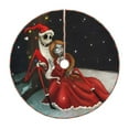 thumbnail image 1 of Goofa The Nightmare Before Christmas Pattern Christmas Tree Skirt with Ties, Christmas Tree Decorations, Farmhouse Christmas Decor Xmas Holiday Decorations-30", 1 of 6
