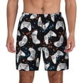 thumbnail image 3 of Uemuo Cool Gamepad Pattern Mens Swim Trunks Quick Dry Board Shorts with Mesh Lining, Stretch Beach Shorts Quick Dry No-Chafing Board Shorts-Small, 3 of 9